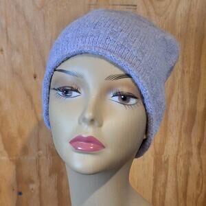 NWT Anthropologie Beanie Women's OS Lavender Recycled Outdoor Cozycore WInter